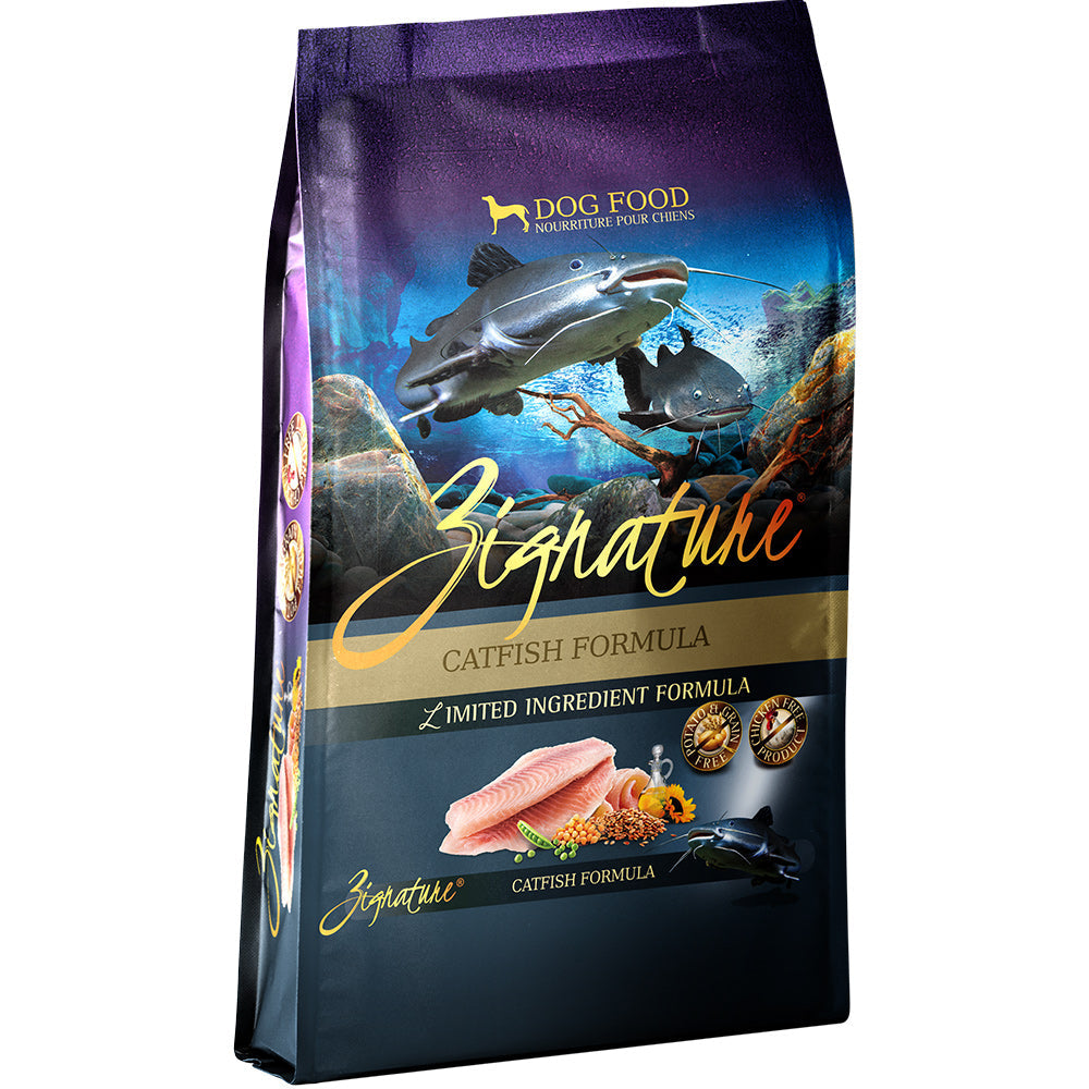 Zignature Catfish Formula Grain-Free Dry Dog Food, 12.5 lbs.