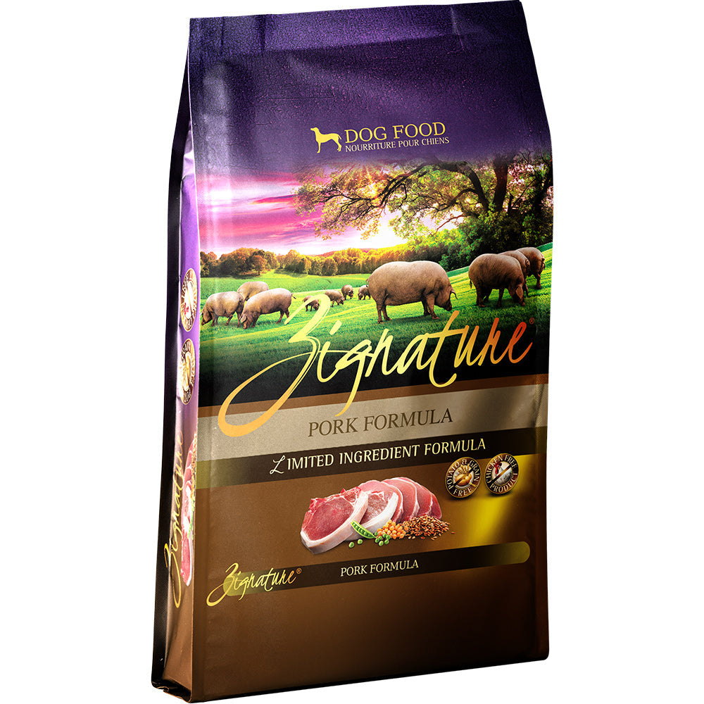 Zignature Pork Formula Grain-Free Dry Dog Food - 13.5 lbs