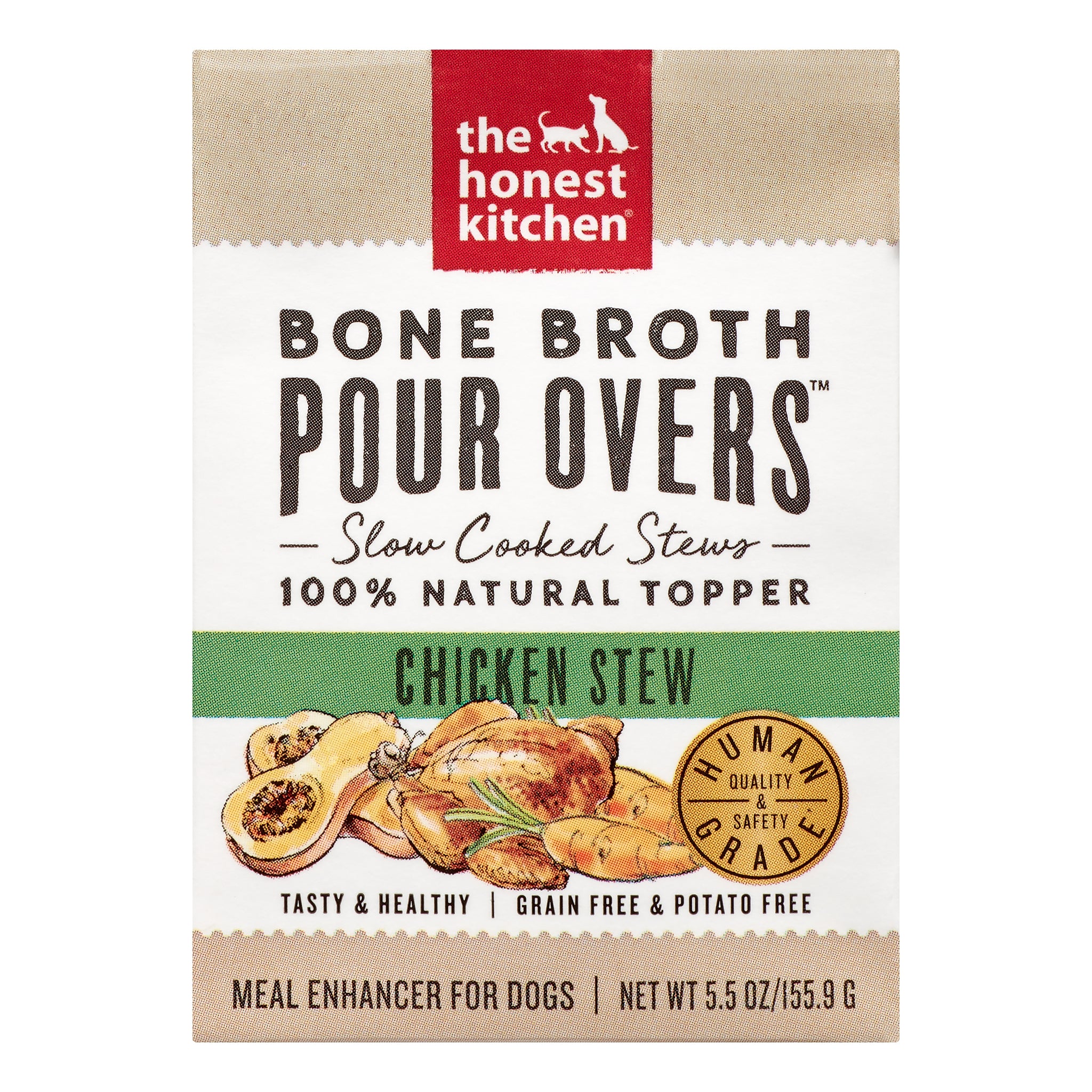 The Honest Kitchen Chicken Stew Wet Dog Food Topper, 5.5 oz.