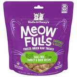 Stella & Chewy's Meowfulls Turkey & Duck Freeze-Dried Cat Treats, 1.5 oz.
