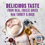 Stella & Chewy's Meowfulls Turkey & Duck Freeze-Dried Cat Treats, 1.5 oz.