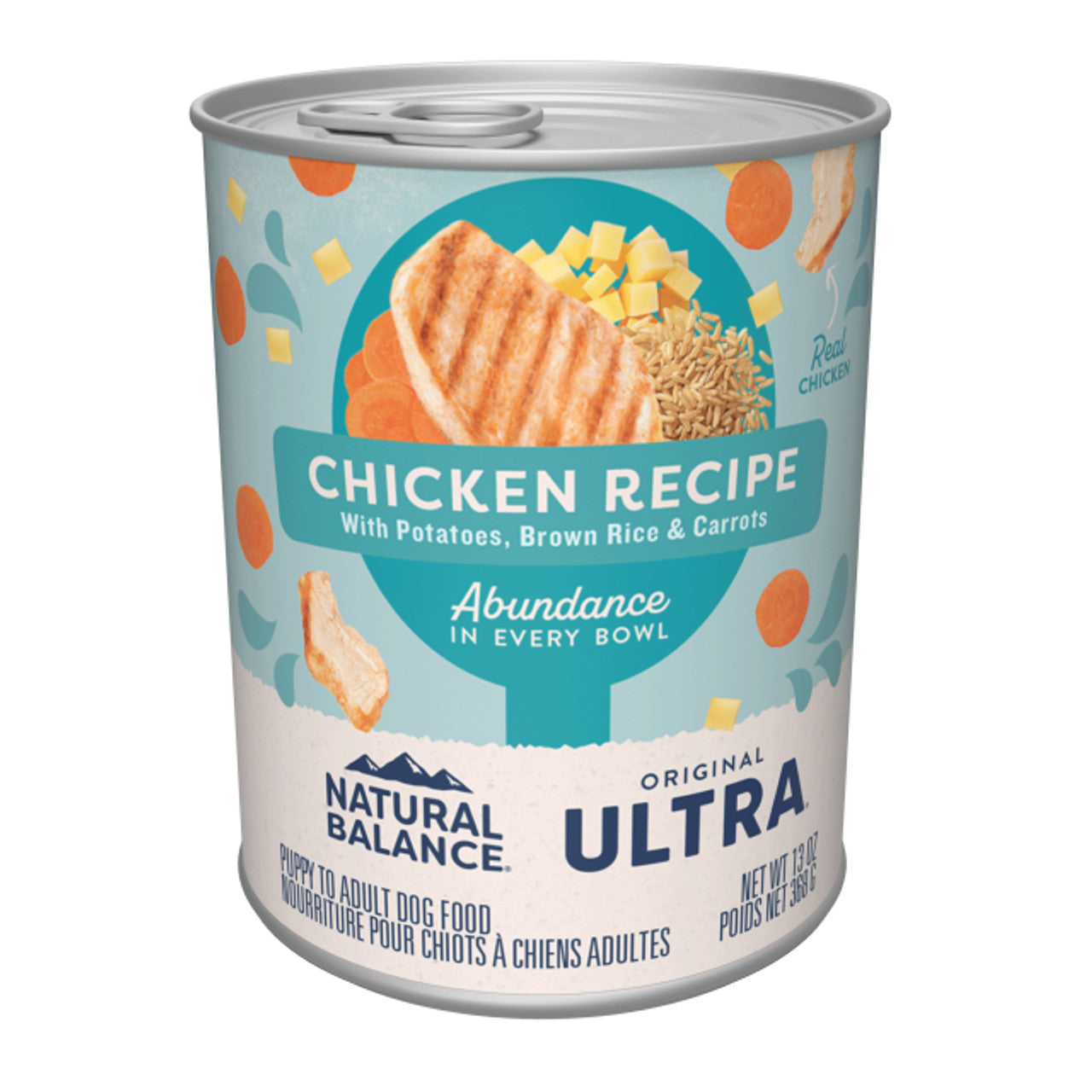 Natural Balance Ultra Premium Chicken Formula Wet Dog Food, 13 oz.