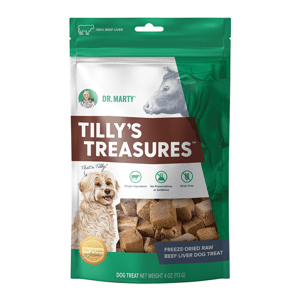 Dr Marty Dr. Marty Tilly'S Treasures Beef Liver Dog Treat, 4 oz
