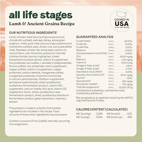 Canidae All Life Stages Lamb & Ancient Grains Dry Dog Food, 5 lbs.