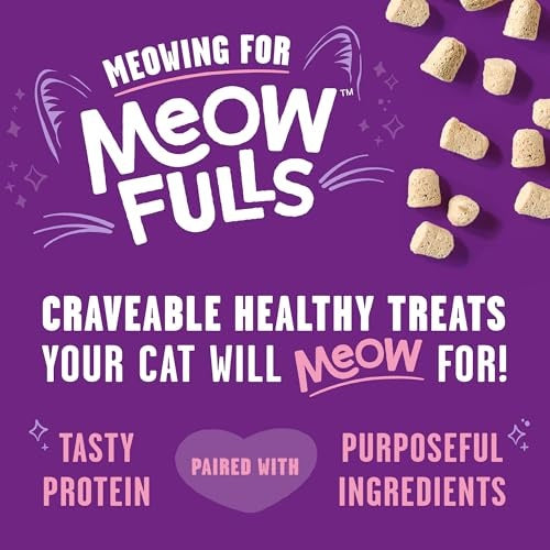 Stella & Chewy's Meowfulls Whitefish & Salmon Freeze-Dried Cat Treats, 1.5 oz.