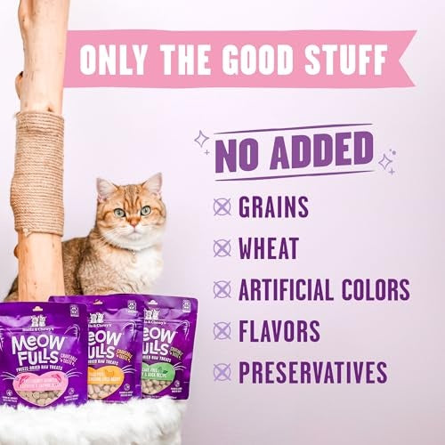 Stella & Chewy's Meowfulls Whitefish & Salmon Freeze-Dried Cat Treats, 1.5 oz.