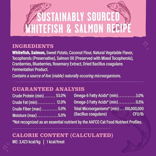 Stella & Chewy's Meowfulls Whitefish & Salmon Freeze-Dried Cat Treats, 1.5 oz.