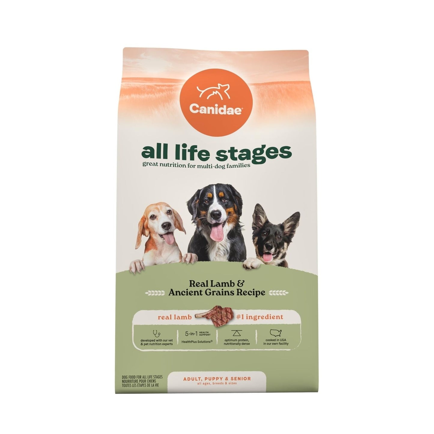 Canidae All Life Stages Lamb & Ancient Grains Dry Dog Food 27lb