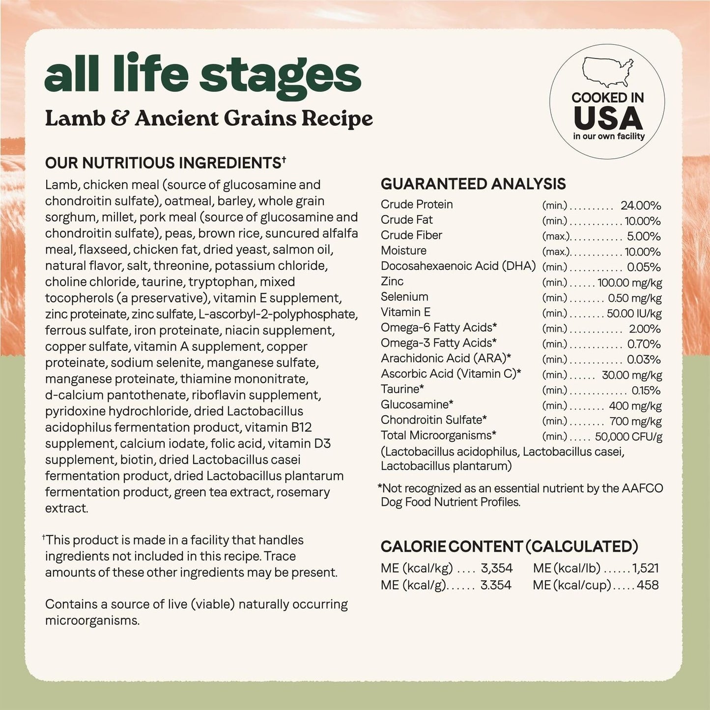 Canidae All Life Stages Lamb & Ancient Grains Dry Dog Food 27lb