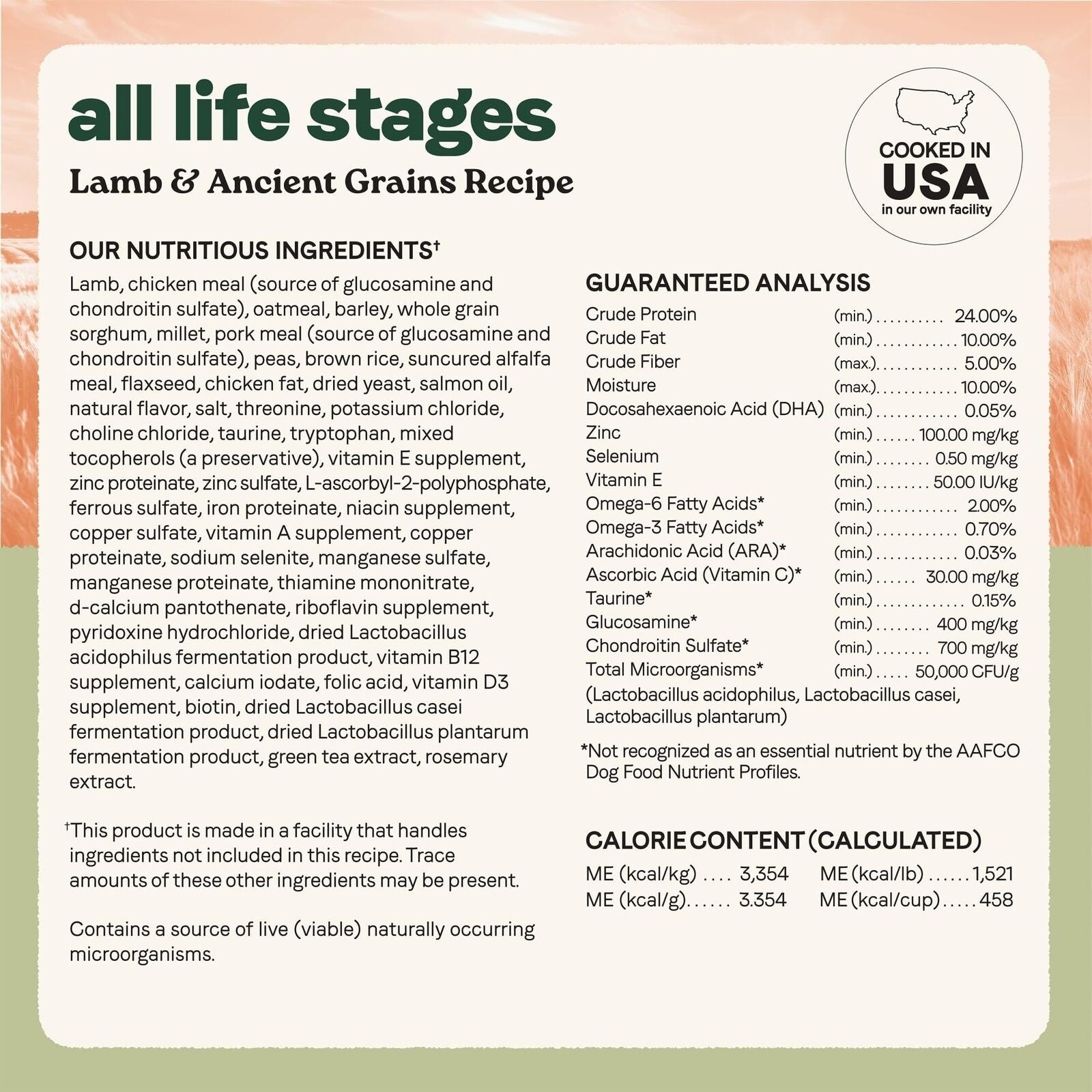 Canidae All Life Stages Lamb & Ancient Grains Dry Dog Food 27lb