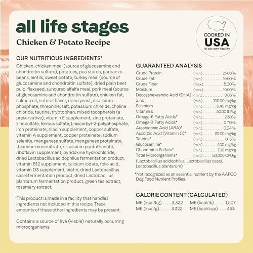 Canidae PURE Chicken & Potato Grain-Free Dry Dog Food, 4 lbs.
