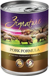 Zignature Pork Grain-Free Dog Food, 13 oz Can