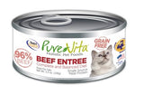 PureVita Beef Entree Grain-Free Wet Cat Food, 5.5 oz.