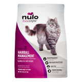 Nulo FreeStyle Hairball Management Turkey & Cod Grain-Free Dry Cat Food, 5 lbs.