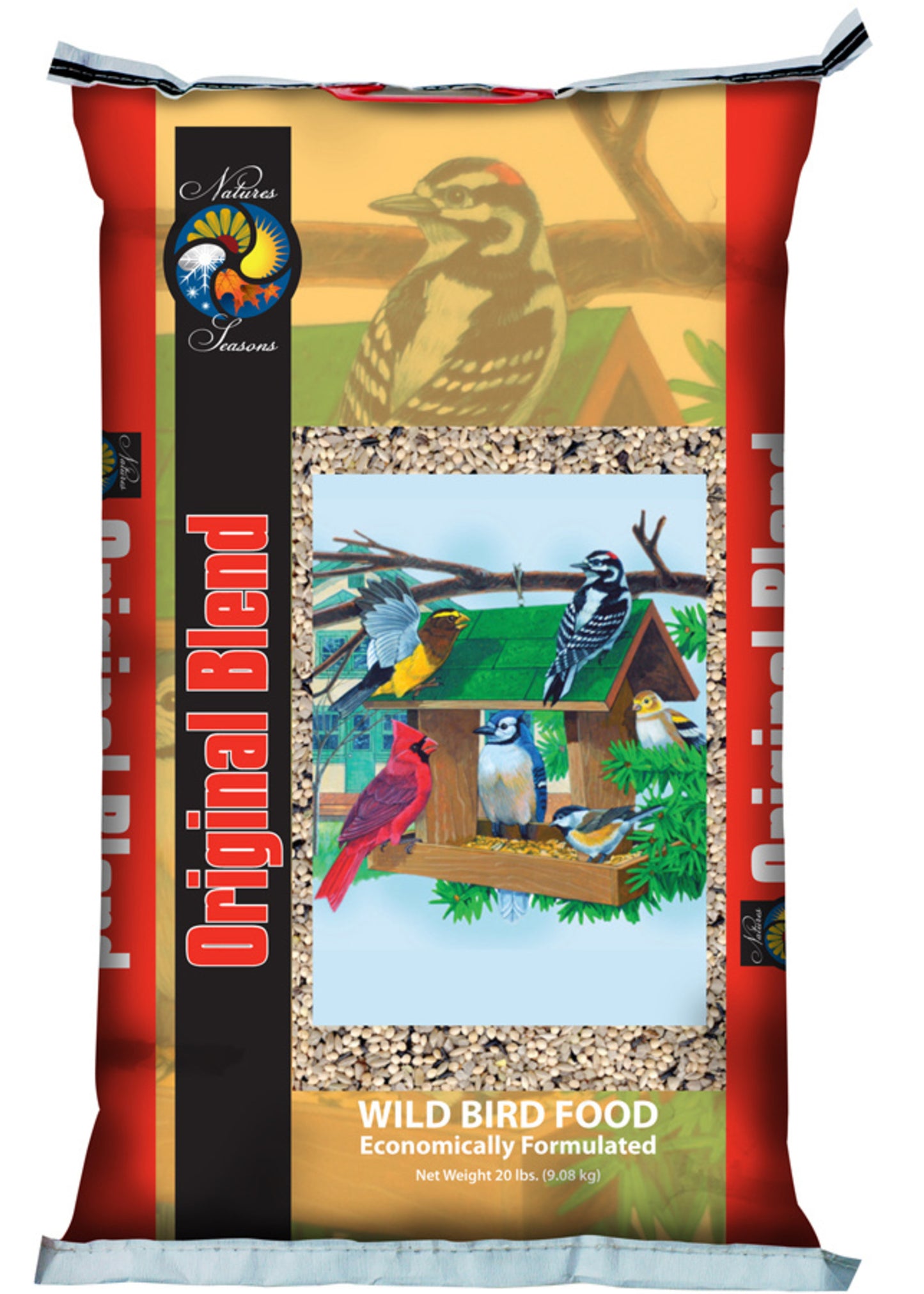 Nature'S Seasons 20 Pounds Original Blend Wild Bird Food - Multipurpose Backyard Mix