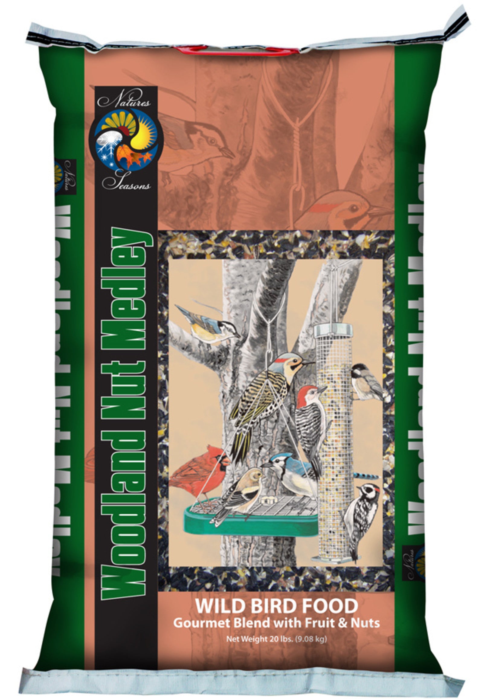Nature's Seasons Woodland Nut Medley Wild Bird Food, 20 lbs.