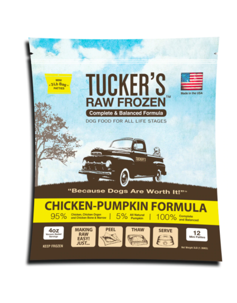 Tucker's Chicken & Pumpkin Frozen Raw Dog & Cat Food, 6 lbs.