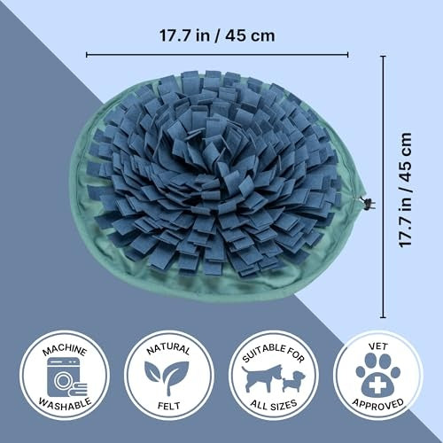 Trixie Snuffle & Seek Bowl Interactive Slow Feeder for Dogs & Cats, Level 1