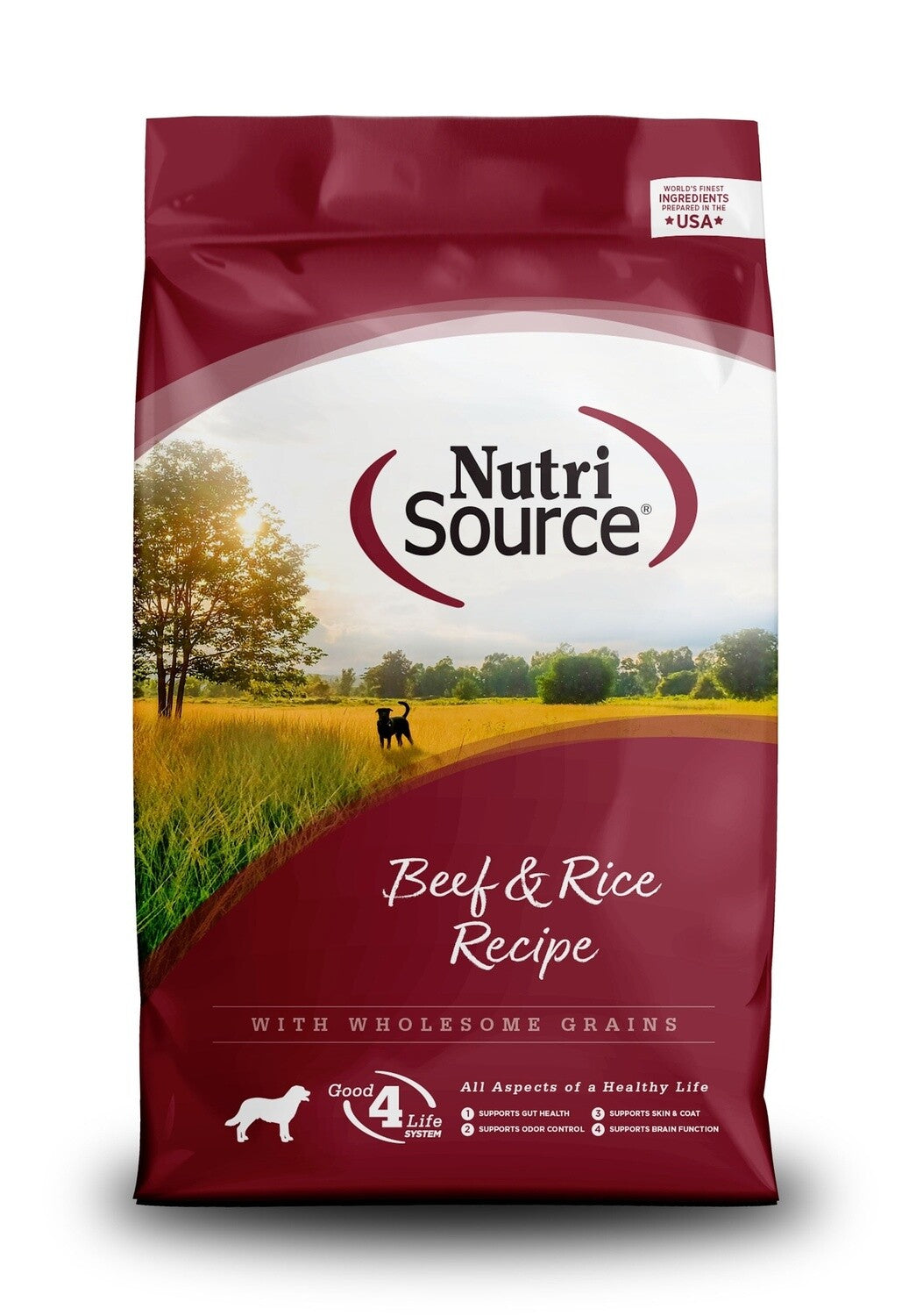 NutriSource Beef & Rice Dry Dog Food, 26 lbs.