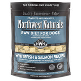 Northwest Naturals Grain-Free Whitefish & Salmon Nuggets Raw Frozen Dog Food, 96 oz.