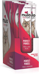 Nulo FreeStyle Tuna & Crab Perfect Puree Cat Treats, 0.5 oz.