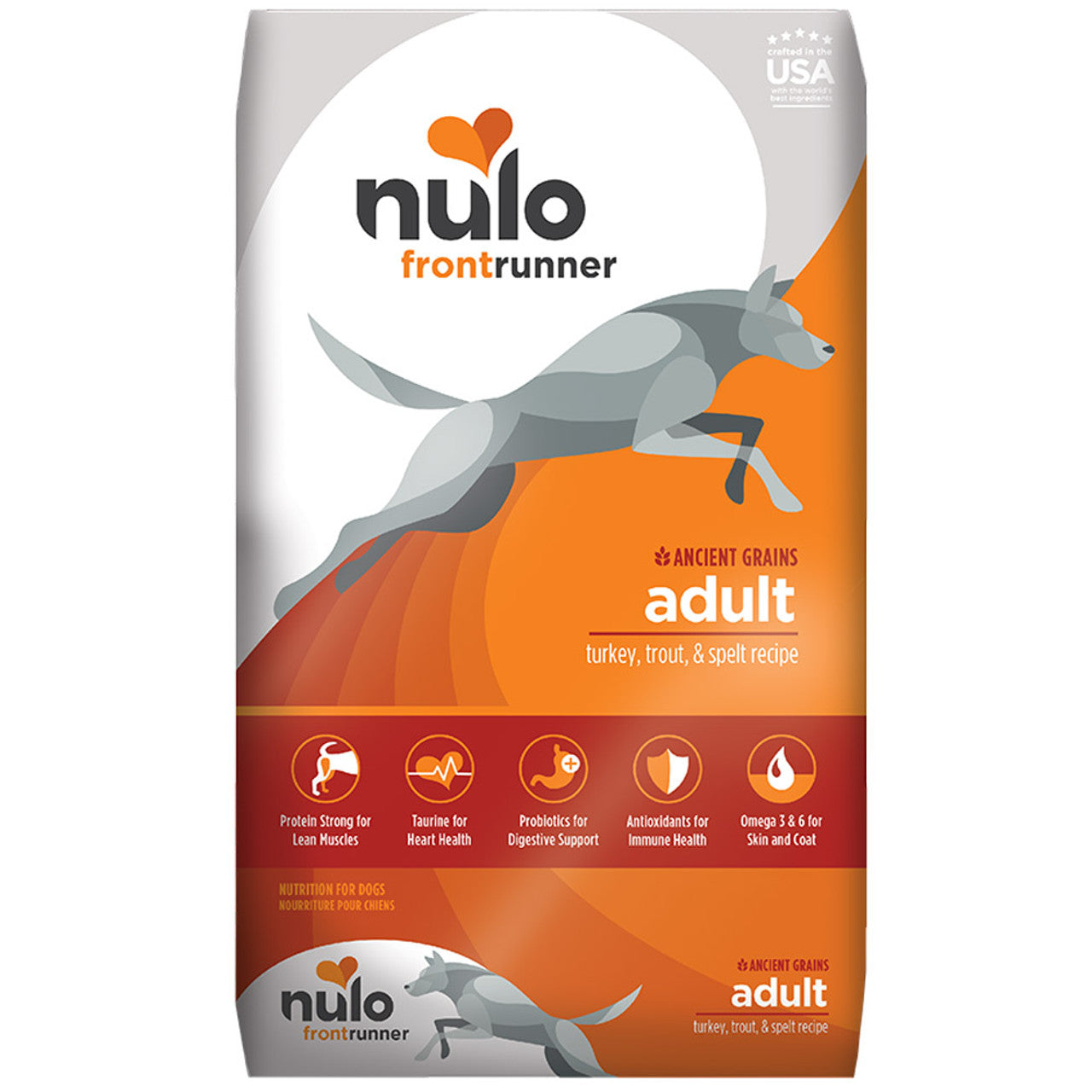 Nulo Frontrunner Ancient Grains Turkey, Trout & Spelt Dry Dog Food, 3 lbs.