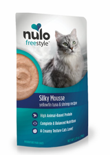 Nulo FreeStyle Silky Mousse Tuna & Shrimp Wet Cat Food, 2.8 oz.