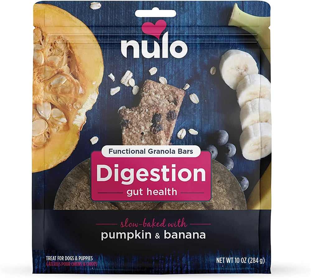Nulo Functional Granola Digestion Health Dog Treats, 10 oz.