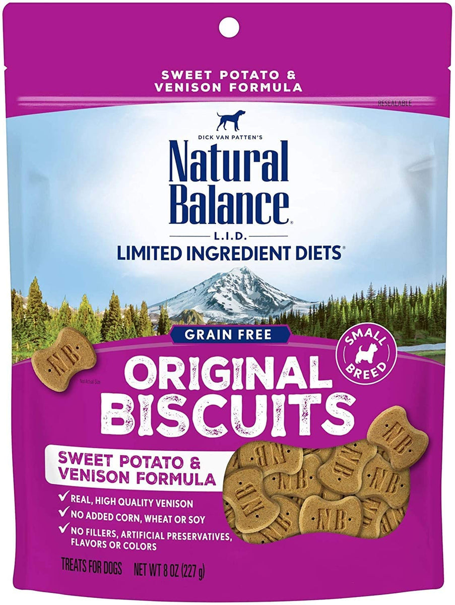 Natural Balance L.I.T. Limited Ingredient Small Breed Dog Treats, 8 oz.