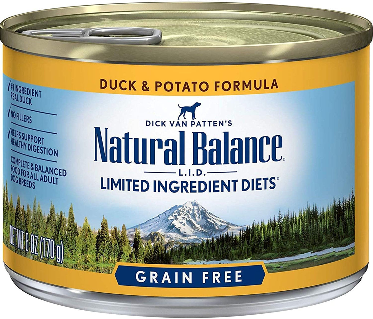 Natural Balance Limited Ingredient Duck & Potato Wet Dog Food, 13.2 oz.