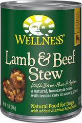 Wellness Lamb & Beef Stew Canned Dog Food, 12.5 oz.