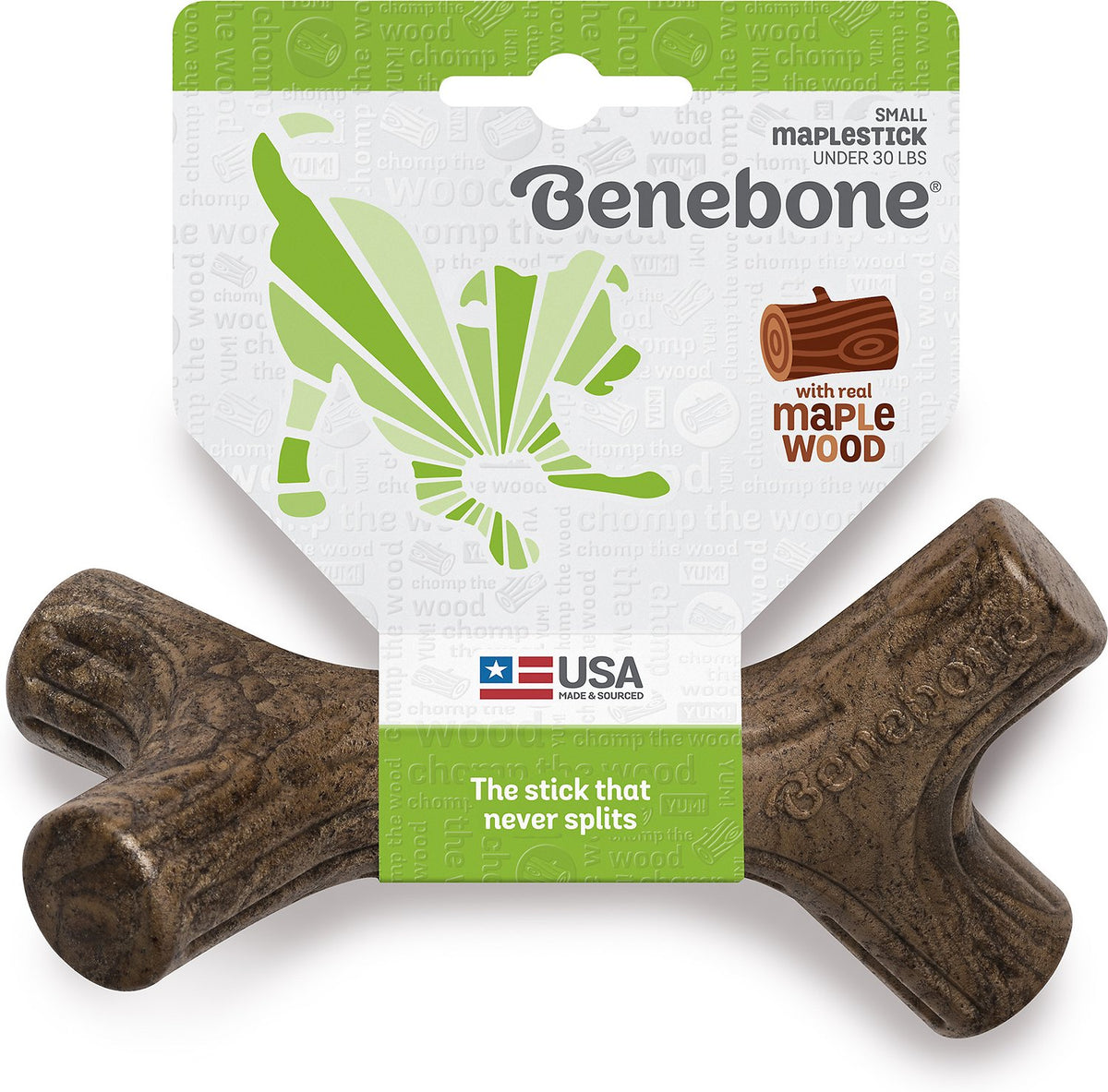 Benebone Maplestick Durable Dog Chew Toy, Small