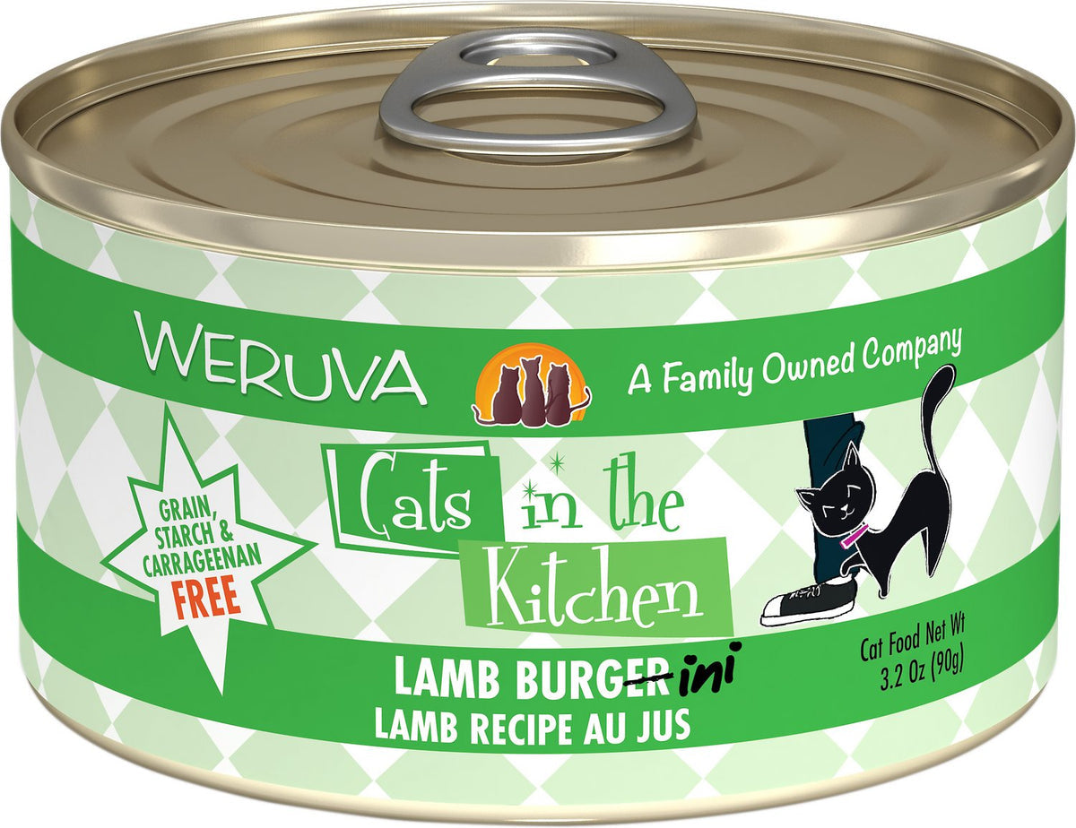 Cats in the Kitchen Lamb Burgini Lamb Au Jus Wet Cat Food, 3.2 oz.