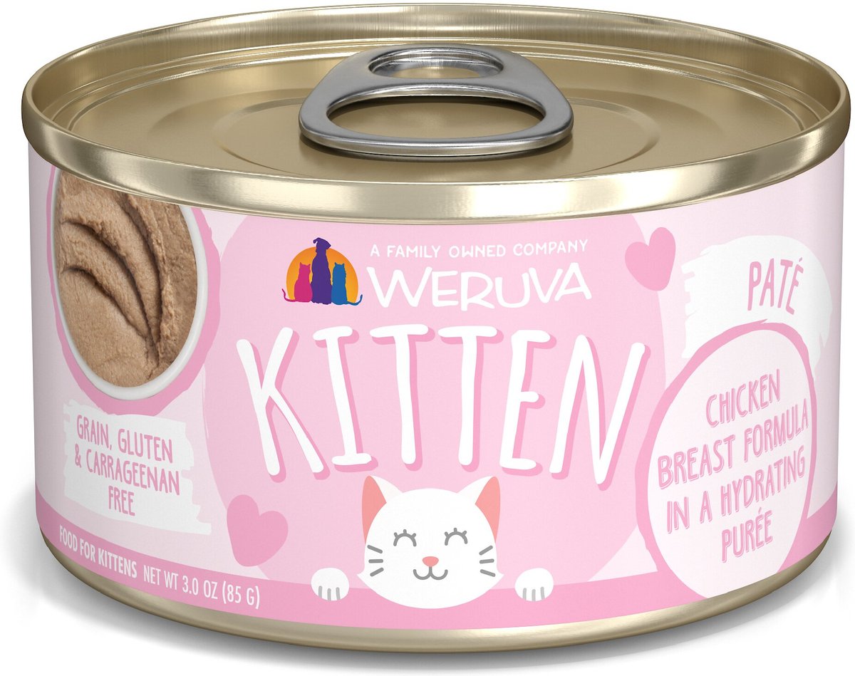 Weruva Chicken Puree Wet Kitten Treat, 3 oz.