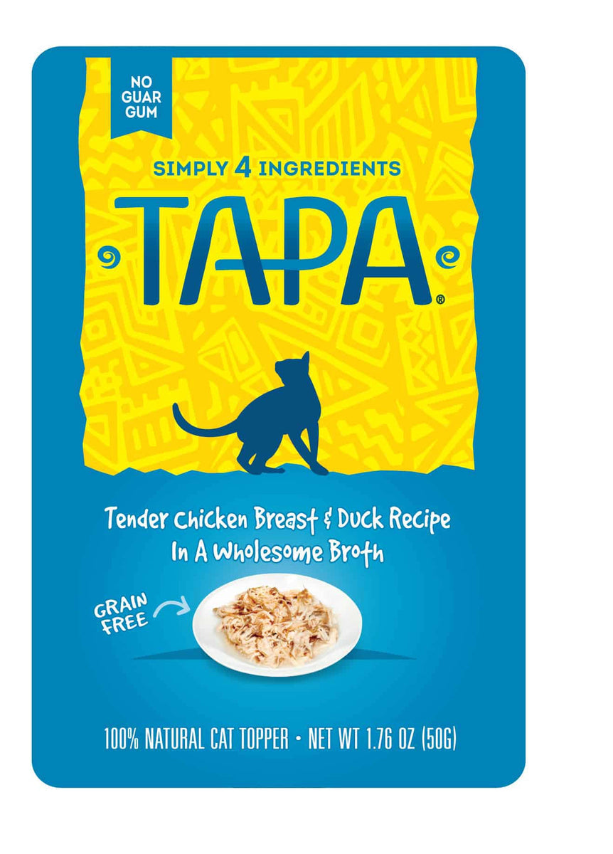 Tapa Chicken Breast & Duck Recipe Cat Food Topper Pouch, 1.76 oz.