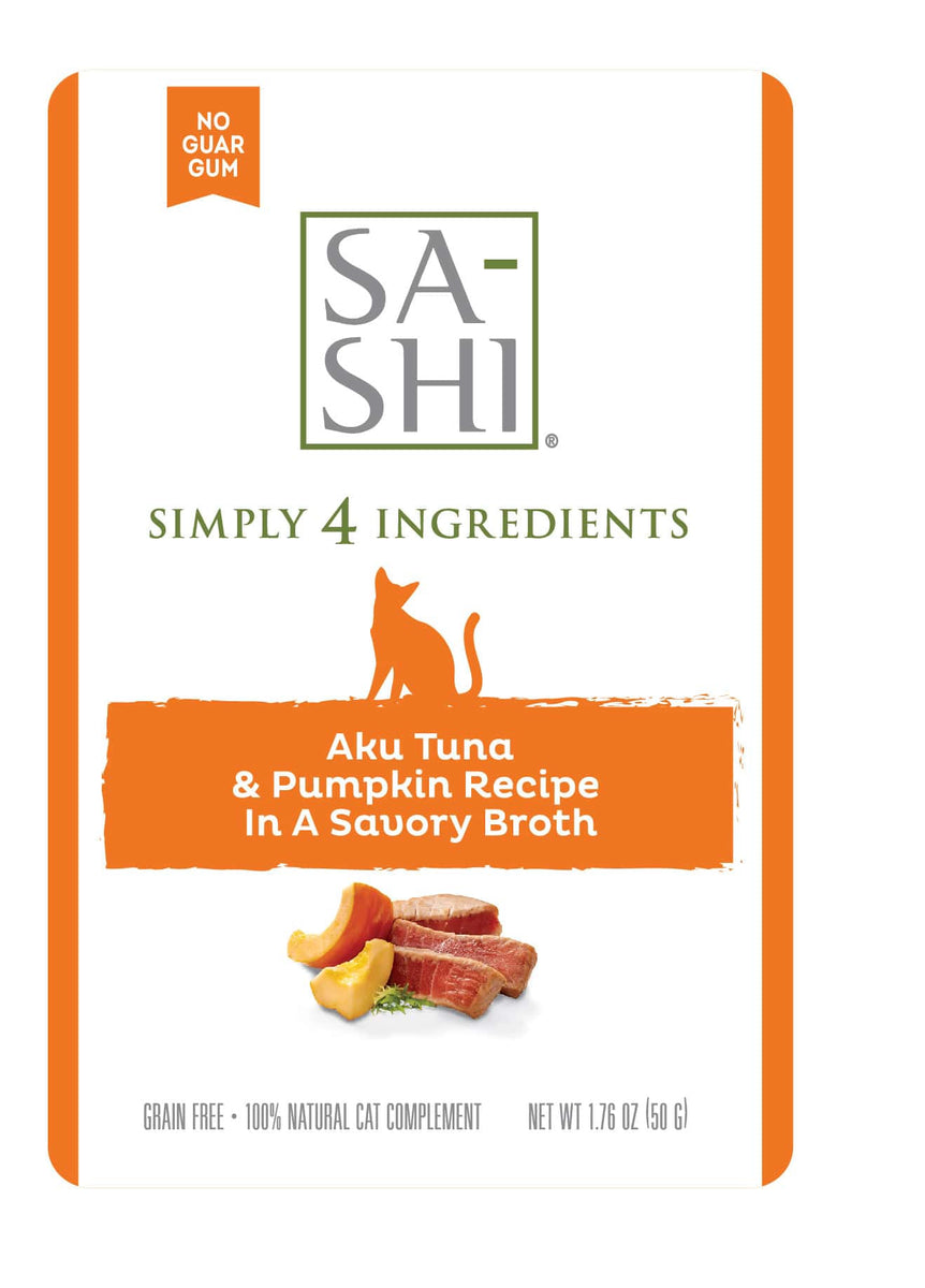 Sa-Shi Bonito Tuna & Pumpkin Recipe Cat Food Topper Pouch, 1.8 oz.
