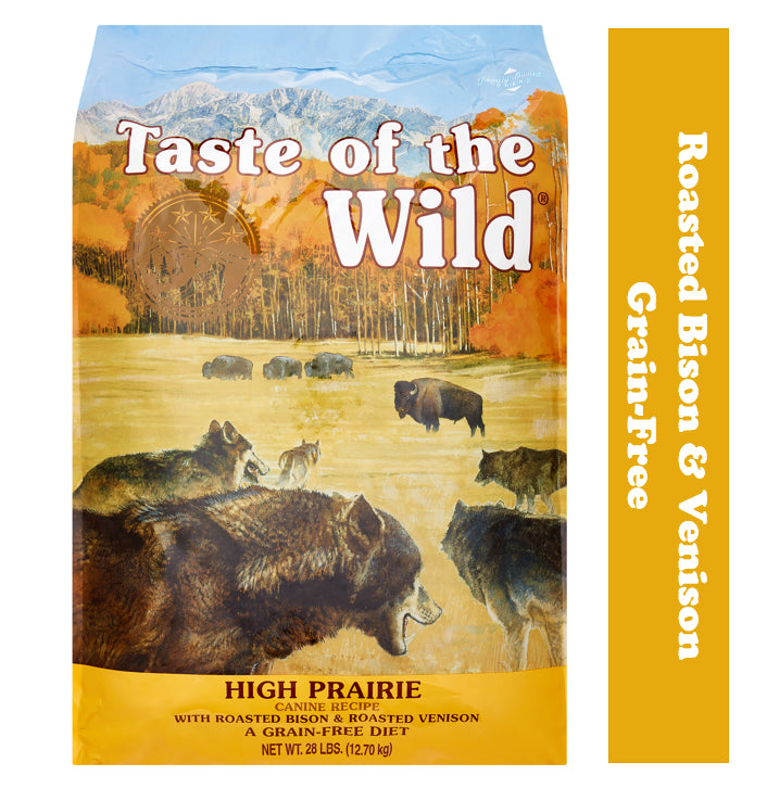 Taste of the Wild High Prairie Dry Dog Food, 28 lbs.