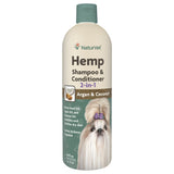 NaturVet Hemp Shampoo & Conditioner with Argan & Coconut Oil, 16 oz.
