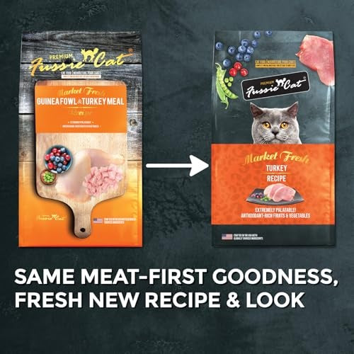 Fussie Cat Market Fresh Turkey Recipe Grain-Free Dry Cat Food, 10 lbs.