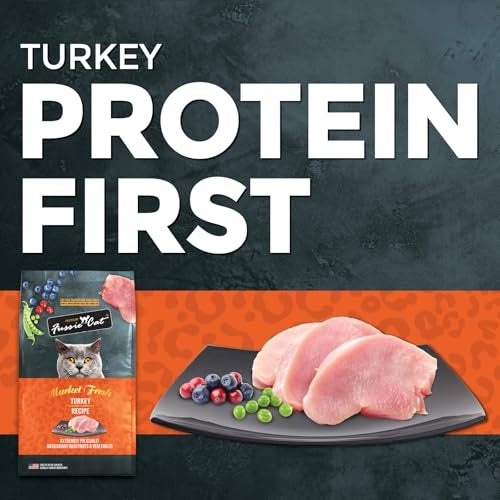 Fussie Cat Market Fresh Turkey Recipe Grain-Free Dry Cat Food, 10 lbs.