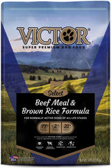 Victor Select Beef & Rice Dry Dog Food 5 Lb Bag