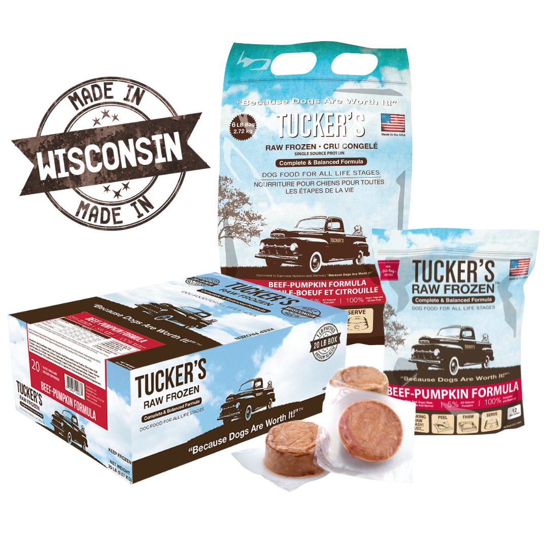 Tucker's Beef & Pumpkin Grain-Free Frozen Raw Dog Food, 6 lbs.