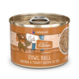 Cats in the Kitchen Fowl Ball Chicken & Turkey Au Jus Wet Cat Food, 6 oz.
