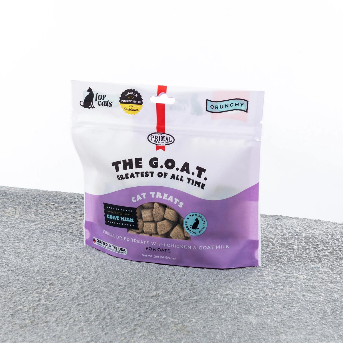 Primal Chicken & Goat Milk Freeze-Dried Cat Food, 2 oz.