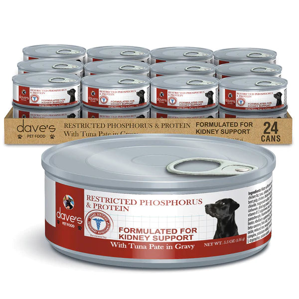 Dave's Pet Food Renal Restricted Phosphorus & Protein Tuna Pate Wet Cat Food