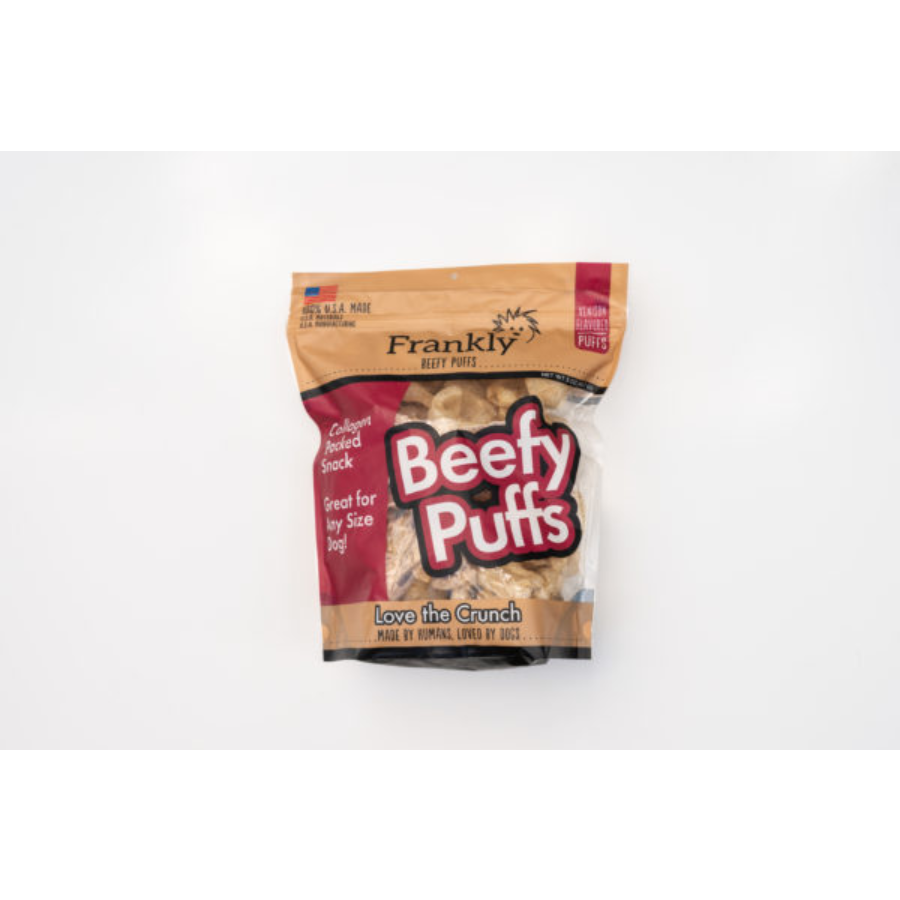 Frankly Venison Beefy Puffs, Collagen-Rich Snack, Pack Of 1 Dog