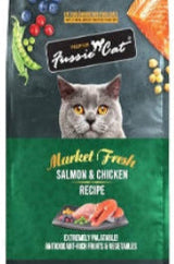 Fussie Cat Market Fresh Salmon & Chicken Recipe Grain-Free Dry Cat Food, 10 lbs.