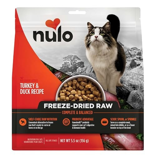 Nulo FreeStyle Turkey & Duck Freeze-Dried Raw Cat Food, 5.5 oz.