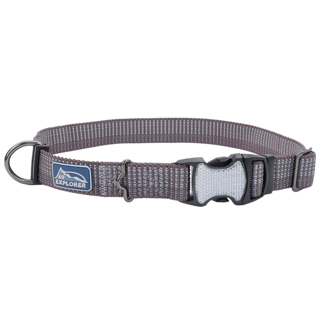 K9 Explorer Brights Mountain Reflective Adjustable Dog Collar, Large