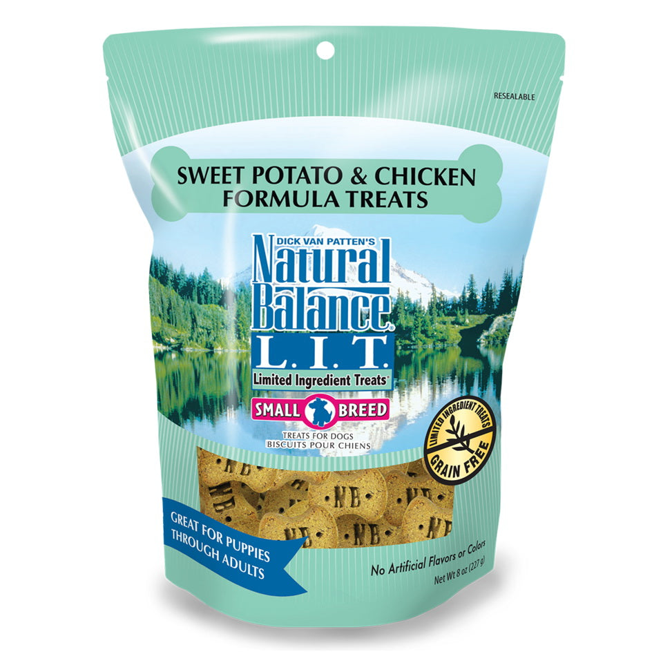 Natural Balance Small Breed Grain-Free Dog Treats, 8 oz.